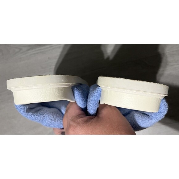 Anthropologie Maeve Womens 6 Sandals Sky Blue Terry Slide - Picture 6 of 7